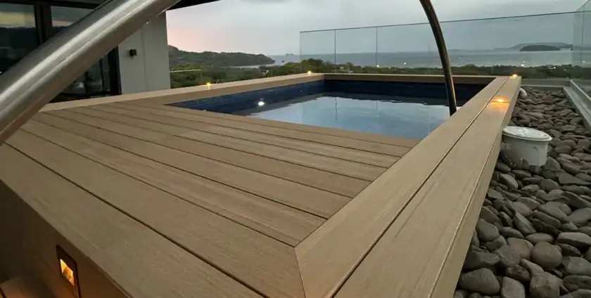 Instalación de Deck TimberTech Advanced PVC Reserva Conchal