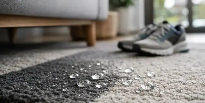 Alfombra híbrida resistente al agua: qué aporta