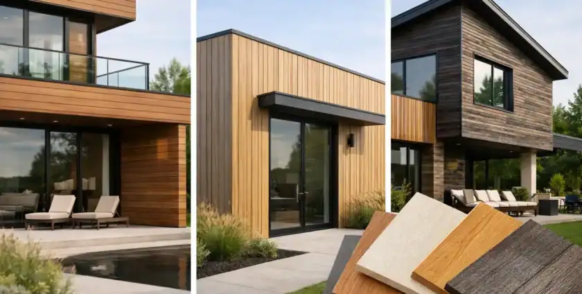 Revestimiento exterior tipo madera: qué elegir