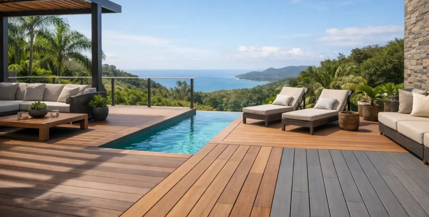 Decking Costa Rica: qué material conviene